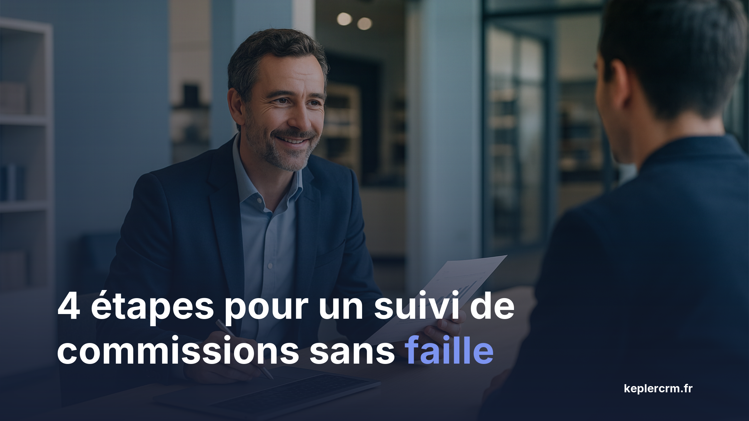 Étapes du suivi des commissions agent commercial avec un CRM dédié