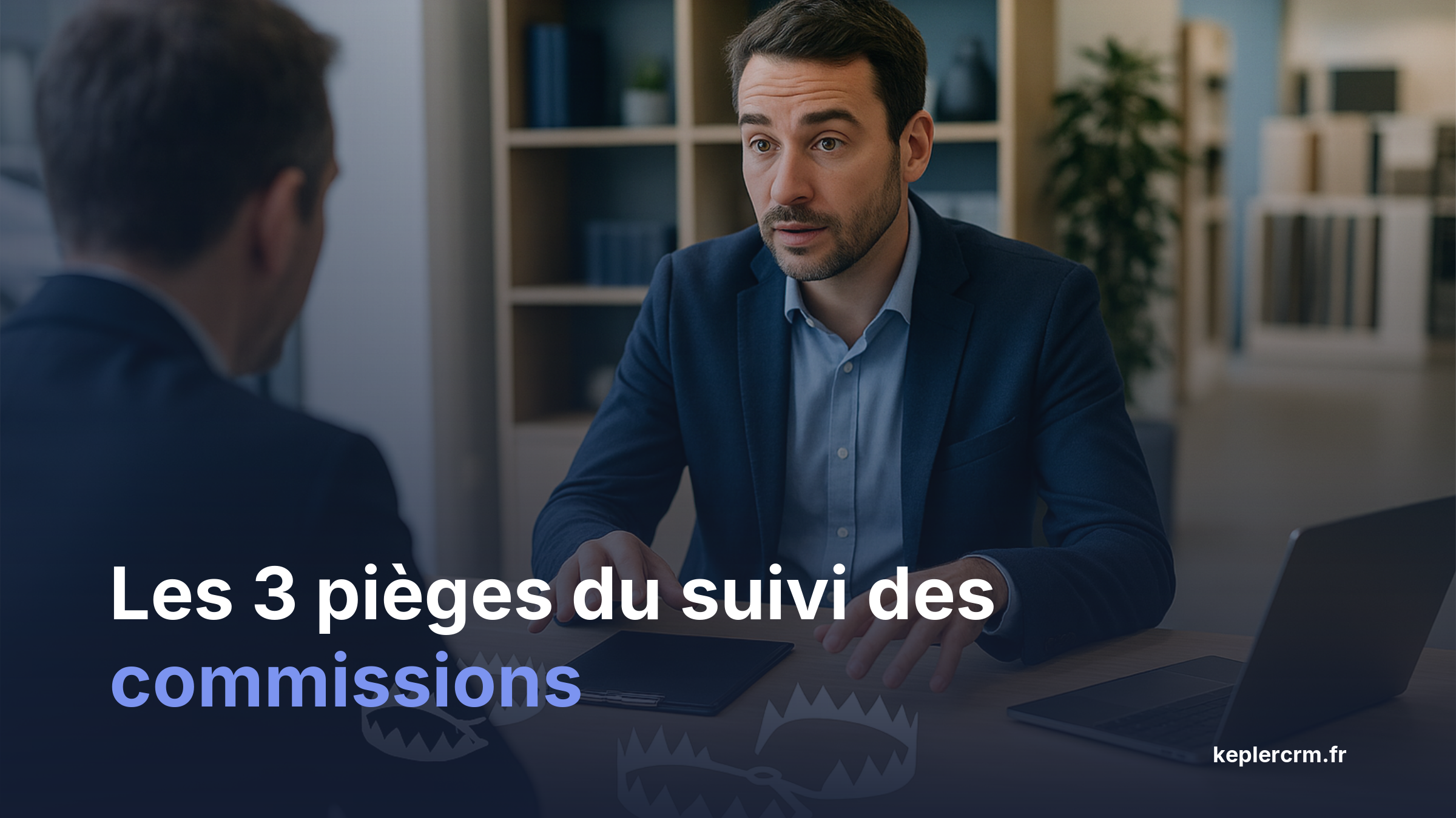 Infographie sur les pièges du calcul de commission pour agent commercial multicartes