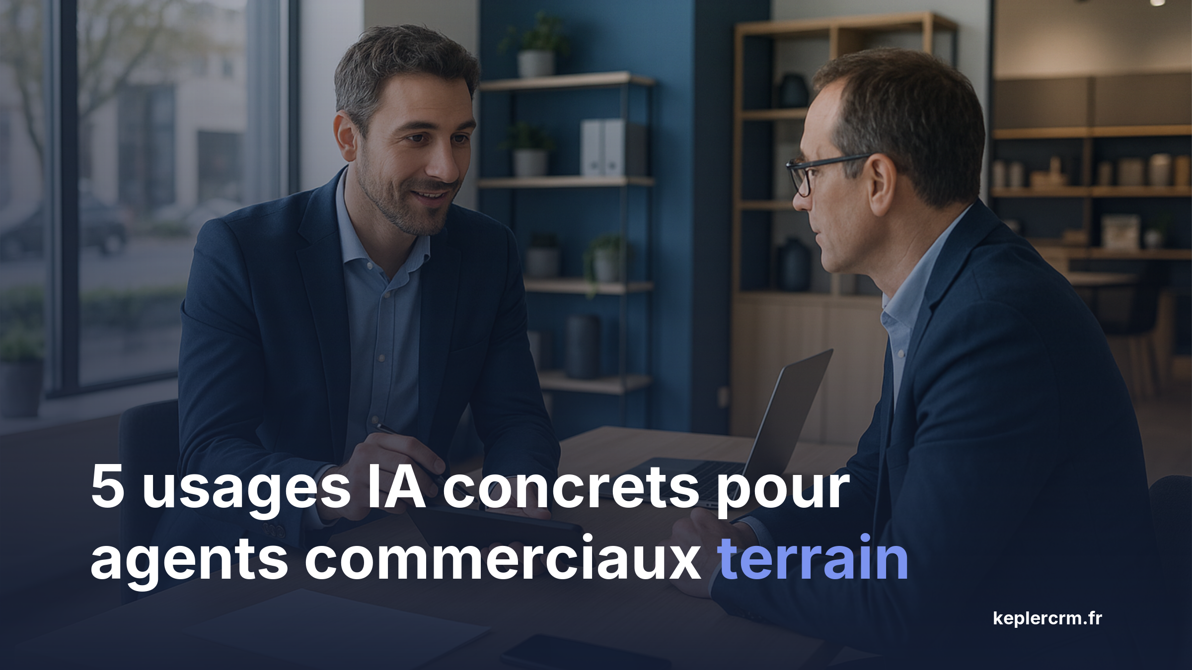 5 usages concrets de l'intelligence artificielle pour agent commercial terrain en 2026